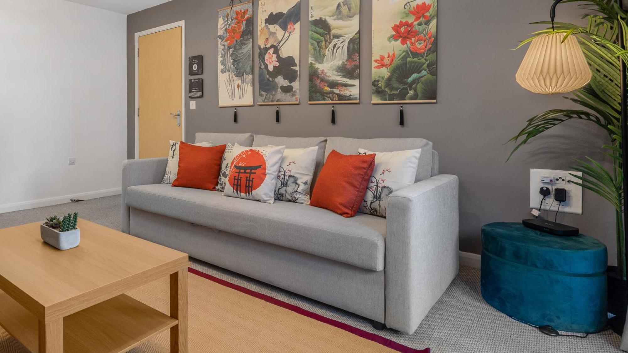 Japanese Suite 2Bed 2Bath, Free Park, Netfix, 75 Inch Tv, Games - City Centre- Maihom Birmingham Kültér fotó