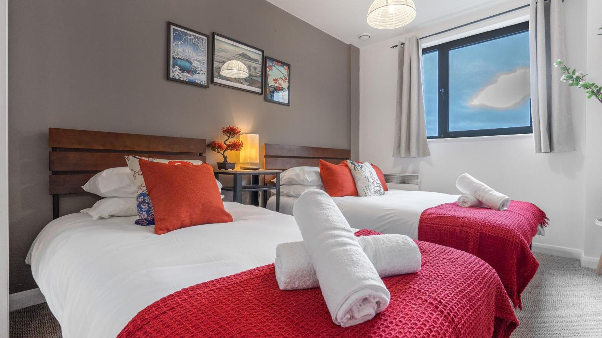 Japanese Suite 2Bed 2Bath, Free Park, Netfix, 75 Inch Tv, Games - City Centre- Maihom Birmingham Kültér fotó