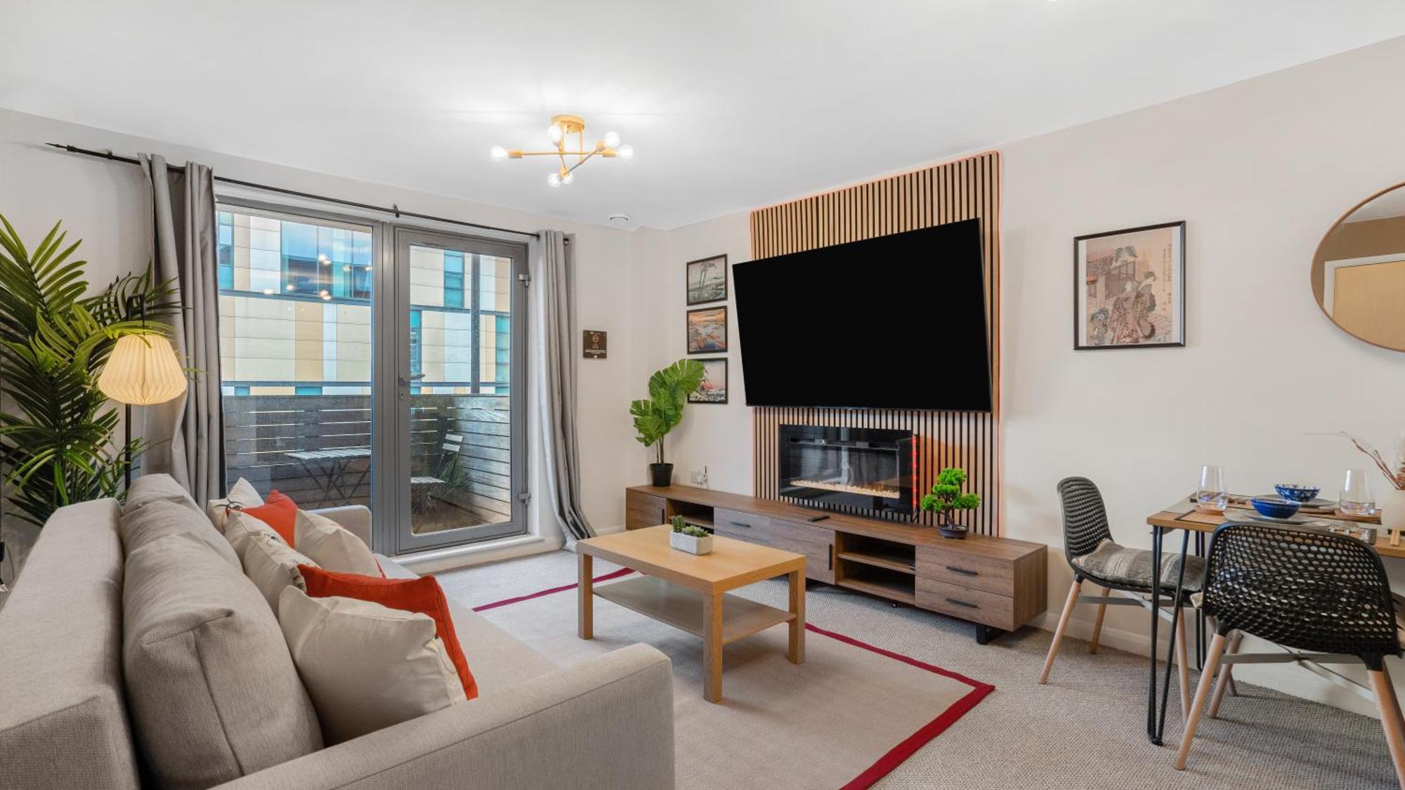 Japanese Suite 2Bed 2Bath, Free Park, Netfix, 75 Inch Tv, Games - City Centre- Maihom Birmingham Kültér fotó